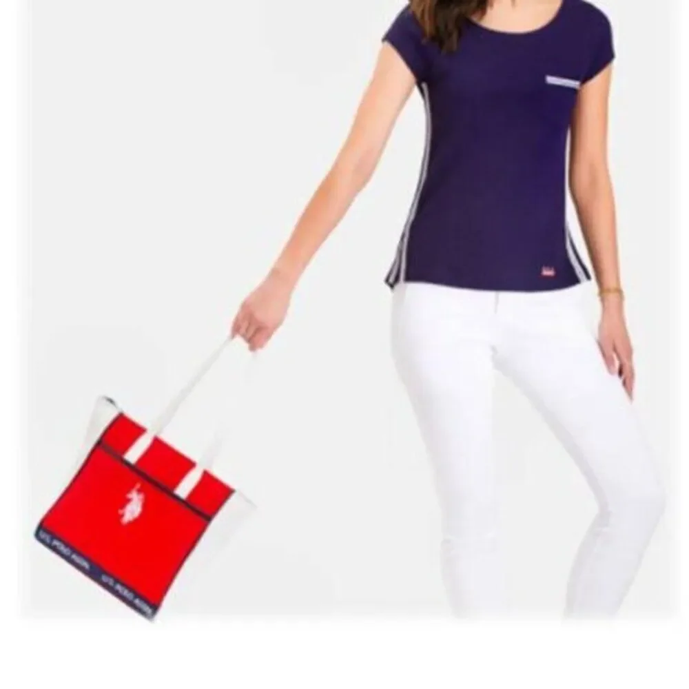 US Polo Association Classic Nylon logo tote bag‎